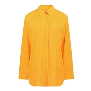 Jacquemus Passio crepe Orange button up shirt size 6